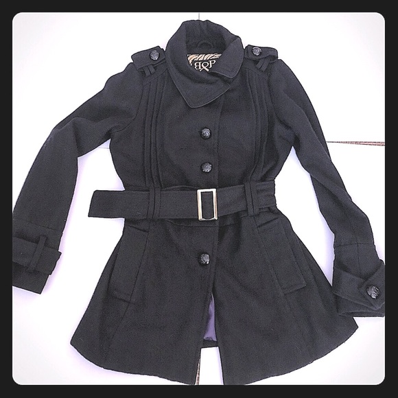 Jackets & Blazers - B&B Couture wool belted  jacket/coat